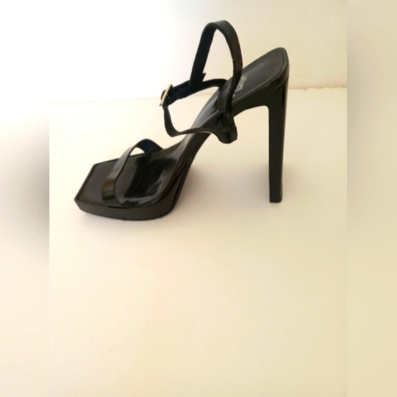 JEFFERY CAMPBELL Danceria 2 Platform Open Toe Black Shoes | 9.5 - Picture 3 of 9
